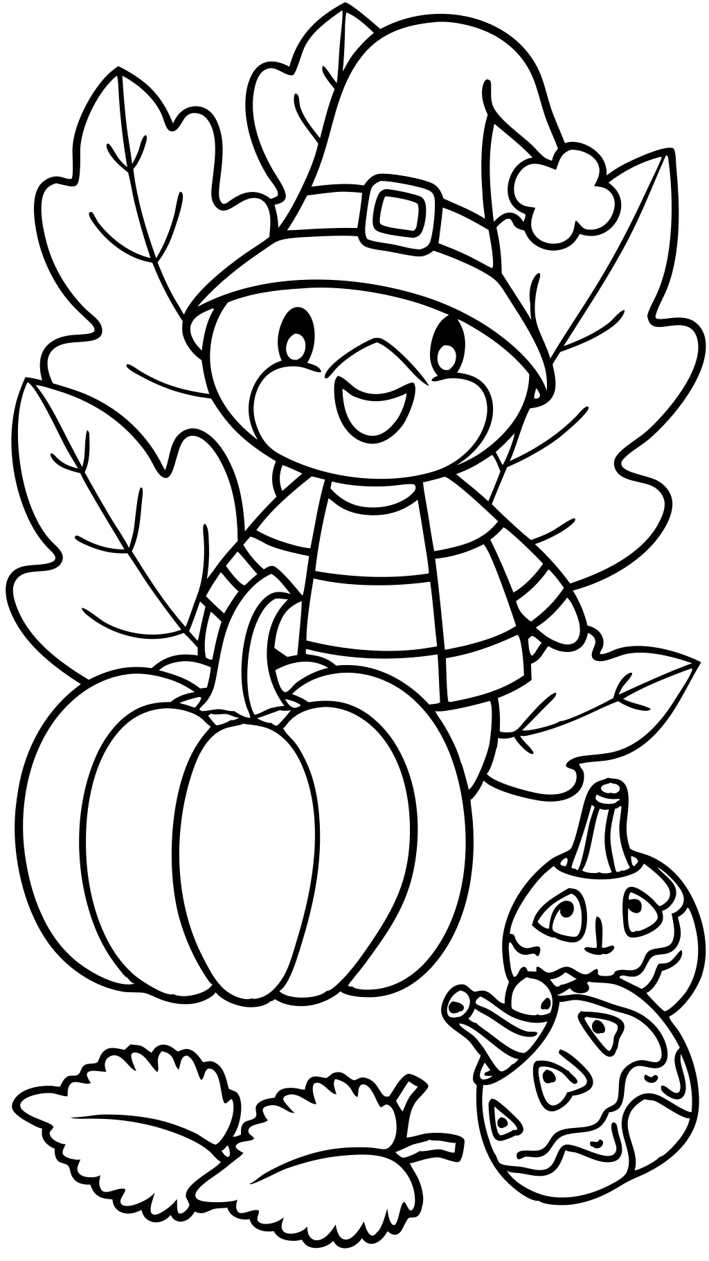 coloriages pour enfants de Thanksgiving